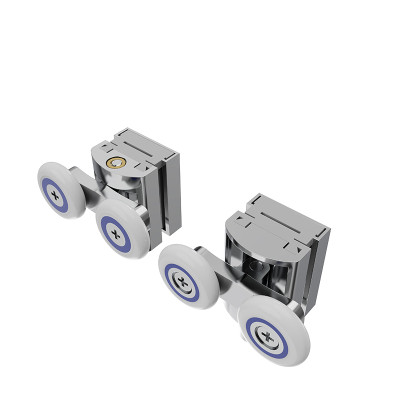 Shower Room Shower Pulley HL-2503 Wholesale | Durable Metal Pulley set for Bathroom Glass Doors | Support OEM and ODM