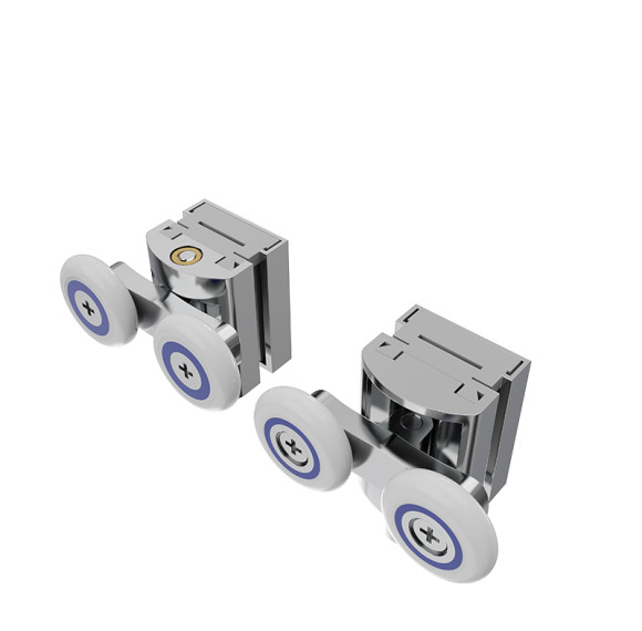 Shower Room Shower Pulley HL-2503 Wholesale | Durable Metal Pulley set for Bathroom Glass Doors | Support OEM and ODM