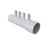 Bathtub Air Manifold AM-009 Wholesale | 4 Outlets White PVC Air Manifold for Massage Bathtub | Top Manufacturer and Supplier