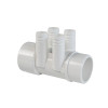Water Manifold P-3007 | Wholesale | 1.5"" Socket Water Manifold 3/4"" Barb Branches | Matching Soap Dispenser