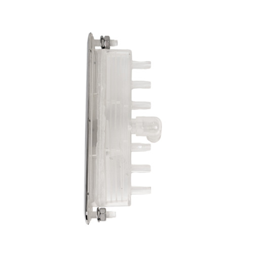 Spa Waterfall WF-2201S | Wholesale | 10.5" Oval Stainless Steel Led Light Waterfall for Hot Tub | Factory Direct Sale