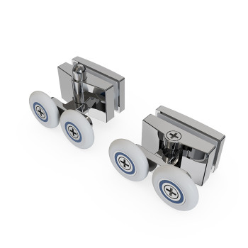 Shower Room Pulleys HL-627 | Shower Timing Pulley Wholesale Bathroom Glass Plastic Door Pulley Made Of Durable Alloy