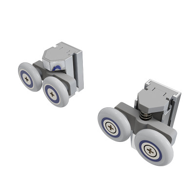 Shower Room Shower Pulley HL-2500 Wholesale | Plastic Chrome Pulleys for Shower Room Glass Doors | Top Manufacturer from China