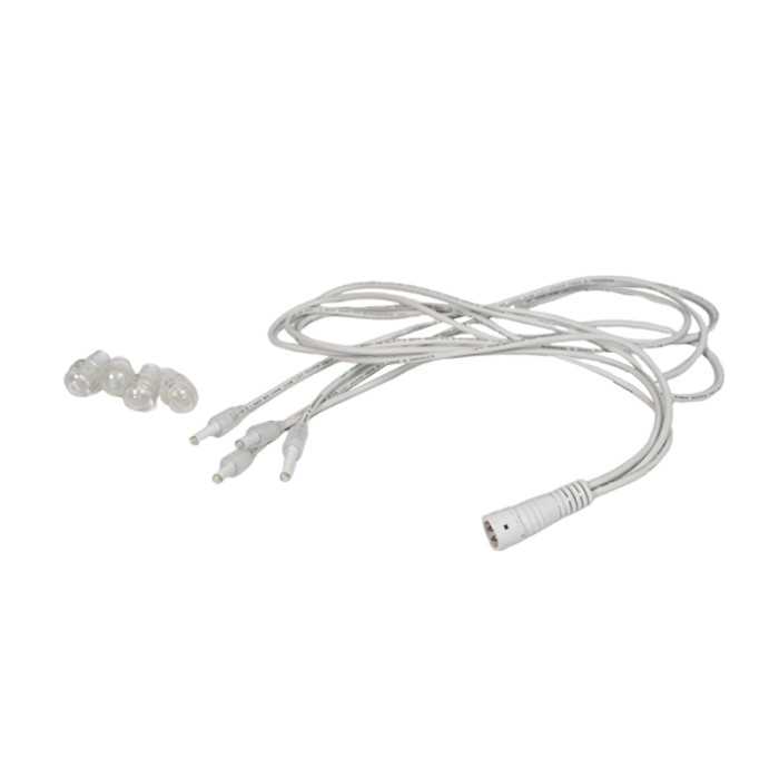 Bathtub Led Light Cable Unit L4-1 | Wholesale | 75cm Quadri-POL Cable Unit with Molded Plug | Factory Bulk Supply