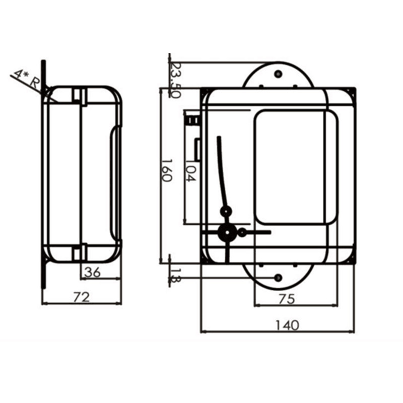 Spa Ozone Generator OZ-03 Dimensions