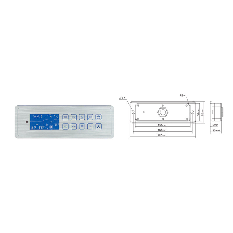 Spa Control Kit KL7005 Controller Dimensions