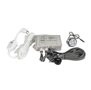 Kit de contrôle pour spa H2816 | Vente en gros | Contrôleur de baignoire avec panneau et boîtier de commande – Gère la pompe hydraulique, les jets à bulles, l'éclairage, le Bluetooth et le chauffage – Idéal pour les spas et les jacuzzis