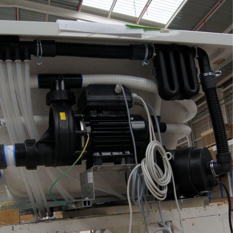 Hot tub installation space