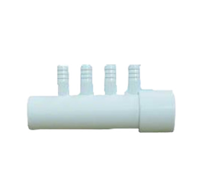 Bathtub Air Manifold AM009-8 | Wholesale | 32S to SP Connector with 3/8" Barbed Outlets for Hot Tub Air Lines | B2B Manufacturer