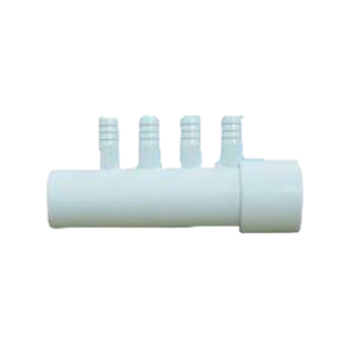 Bathtub Air Manifold AM009-8 | Wholesale | 32S to SP Connector with 3/8" Barbed Outlets for Hot Tub Air Lines | B2B Manufacturer