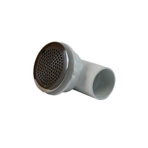 Bathtub Suction S-0019BS | Wholesale | 50mm ID White PVC Body with Stainless Steel Face for Hot Tub Systems | B2B Supply