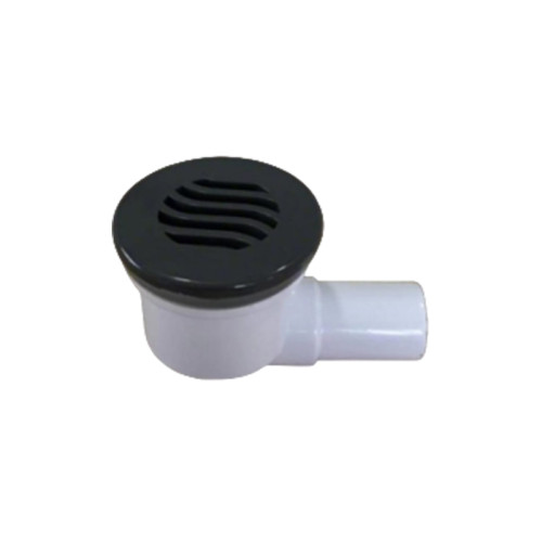 Bathtub Drainer S49 | Wholesale | Dark Grey Slim Outlet Low Profile Drain for Bathtub | Bulk Supply
