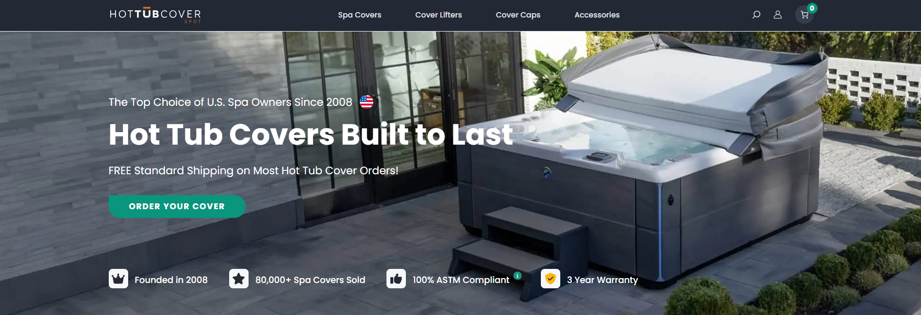 Lugar para cubrir la bañera de hidromasaje