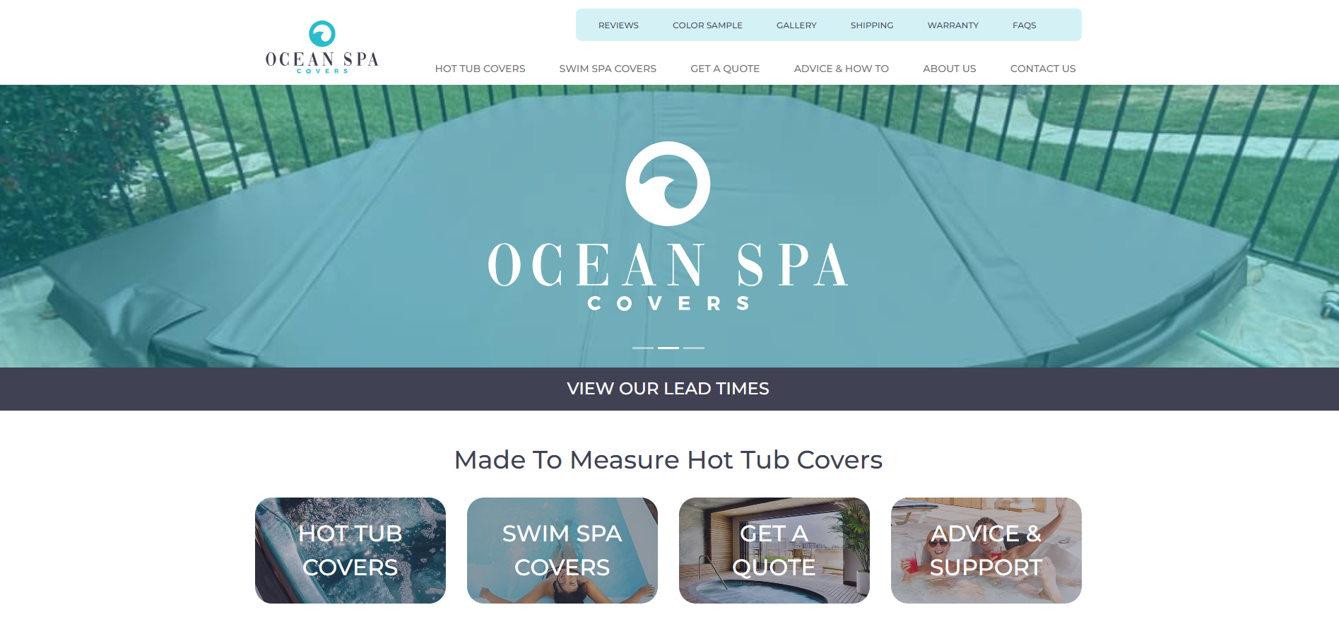 Cubiertas para spa oceánico