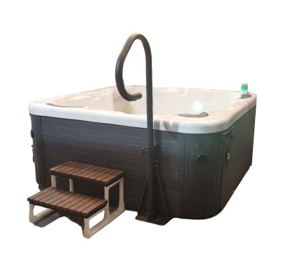 Spa Handrail 8901 | Wholesale | Aluminum + Iron Construction Heavy-Duty Hot Tub Safety Rail | B2B Supply