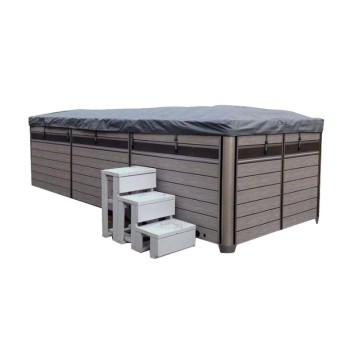 Hot Tub Cover SRC100 | Wholesale | Durable Roll-Up Swim Spa Cover | Support OEM and ODM