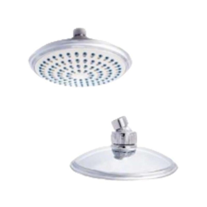 Head Shower DES-12 DP-15E | 150mm Plastic Top Shower | Wholesale | Universal Top Shower