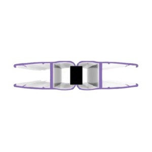 Shower Magnet Strip BMX180 Series | Wholesale | H-profile glass-to-glass seal  | OEM customizable