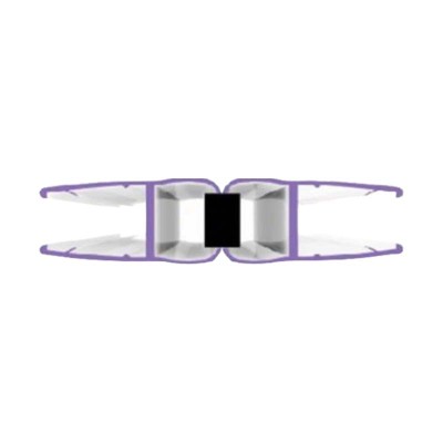 Shower Magnet Strip BMX180 Series | Wholesale | H-profile glass-to-glass seal  | OEM customizable