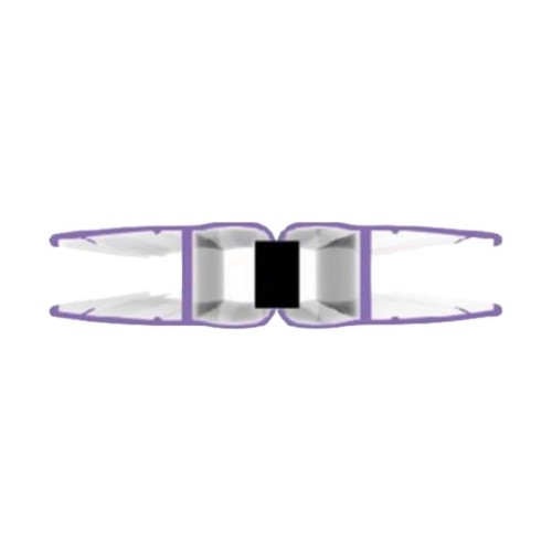 Shower Magnet Strip BMX180 Series | Wholesale | H-profile glass-to-glass seal  | OEM customizable