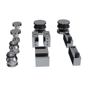 Shower Roller 1004A | Wholesale |  SUS304 stainless steel frameless shower door set | factory direct wholesale