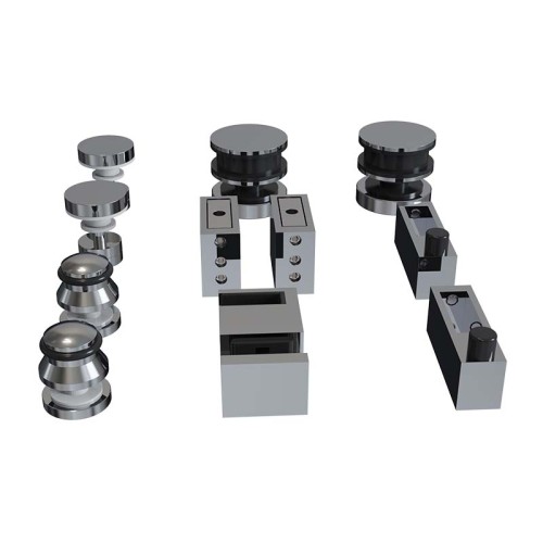 Shower Roller 1004A | Wholesale |  SUS304 stainless steel frameless shower door set | factory direct wholesale