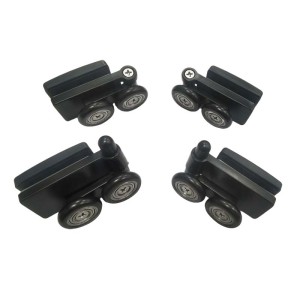 Shower Roller HL-111 | Wholesale | matte black zinc alloy shower door wheel | wholesale shower room hardware supplier