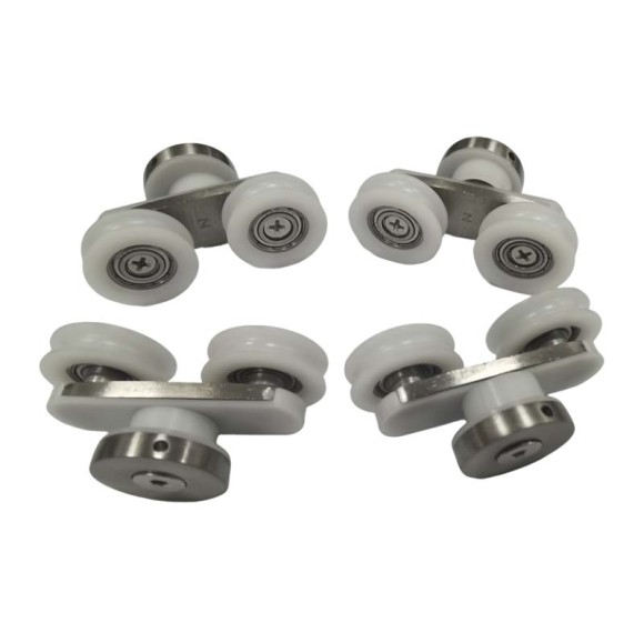 Shower Roller HL-112 | Wholesale | 4pcs per set heavy-duty shower room door hardware | global distributor partnership
