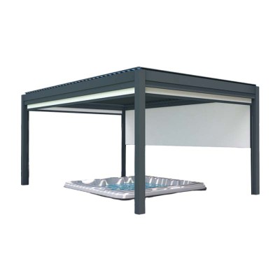 Motorized aluminum pergola GZB-C07 | Wholesale | remote-controlled courtyard pergola | factory direct wholesale