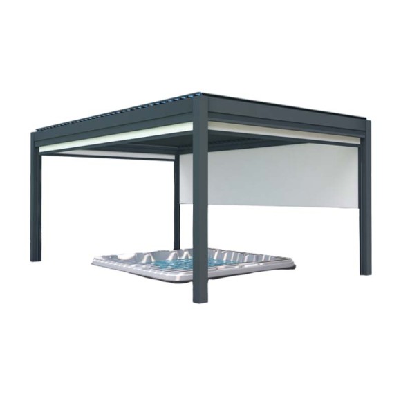 Motorized aluminum pergola GZB-C07 | Wholesale | remote-controlled courtyard pergola | factory direct wholesale