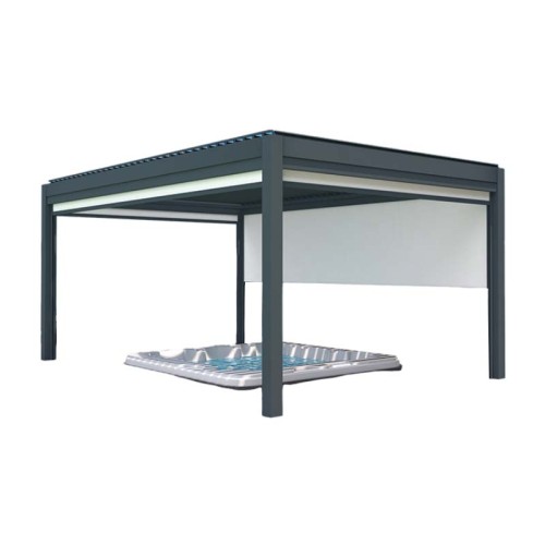 Motorized aluminum pergola GZB-C07 | Wholesale | remote-controlled courtyard pergola | factory direct wholesale