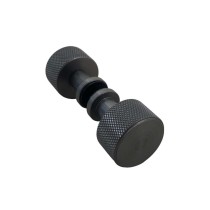 Shower Handle LS-2038 | Wholesale | gun grey knurled glass door pull | wholesale price for bulk orders