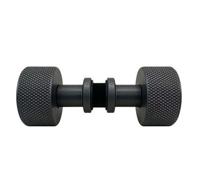 Shower Handle LS-2038 | Wholesale | gun grey knurled glass door pull | wholesale price for bulk orders