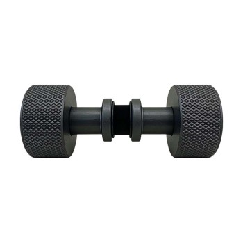Shower Handle LS-2038 | Wholesale | gun grey knurled glass door pull | wholesale price for bulk orders