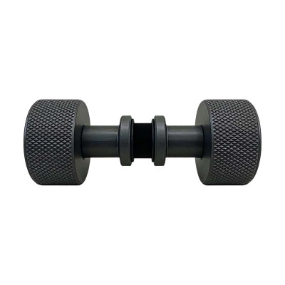 Shower Handle LS-2038 | Wholesale | gun grey knurled glass door pull | wholesale price for bulk orders