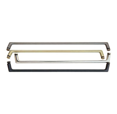 Shower Handle LS-2033 | Wholesale | Square tubular bar with short L-shaped mounting brackets | global shipping