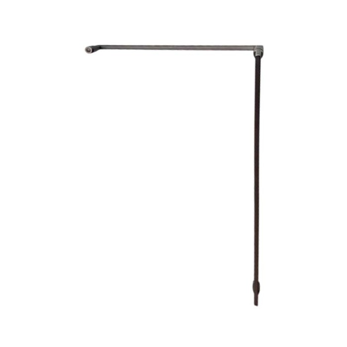 Shower Handle LS-2036 | Wholesale | gun grey finish walk-in shower bar | direct from factory