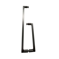 Shower Handle LS-2037 | Wholesale |  U-shaped rectangular bar with knurled end caps | factory direct wholesale