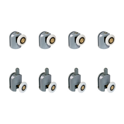 Shower Roller HL-602ZP | Wholesale |  zinc-plated metal housing sliding door wheel | wholesale price for bulk orders