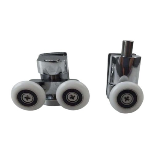 Shower pulley set HL-619 | Wholesale | 4 upper double wheel + 4 lower single wheel heavy-duty set | global distributor partnership