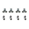 Shower pulley set HL-619 | Wholesale | 4 upper double wheel + 4 lower single wheel heavy-duty set | global distributor partnership