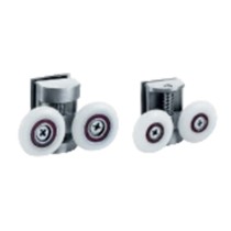 Shower pulley set HL-623 | Wholesale | 4 upper double wheel + 4 lower single wheel heavy-duty set |  wholesale price for bulk orders