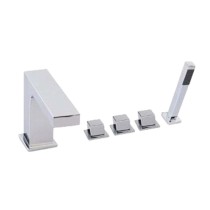 Bathtub Faucet Set LT502 |  Wholesale | floor-mounted bath mixer set | project-grade quality