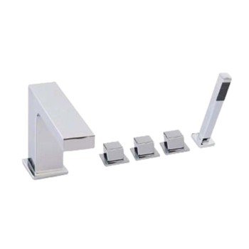 Bathtub Faucet Set LT502 |  Wholesale | floor-mounted bath mixer set | project-grade quality