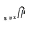 Bathtub Faucet Set LT503 |  Wholesale | three-handle arch spout tub faucet |  bulk supply