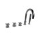 Bathtub Faucet Set LT503 |  Wholesale | three-handle arch spout tub faucet |  bulk supply