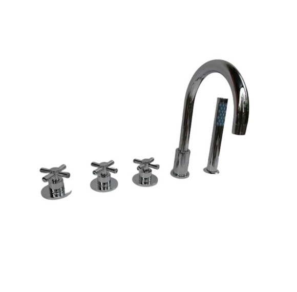 Bathtub Faucet Set LT503 | Wholesale | 1.5m stainless steel shower hose | factory direct wholesale