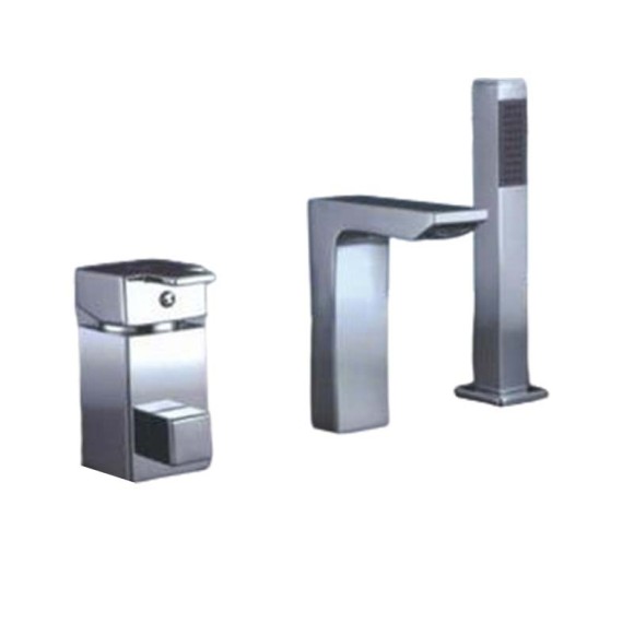 Bathtub Faucet Set LT303 | Wholesale | brass diverter spout freestanding tub faucet | wholesale luxury floor-mounted bath mixer supplier