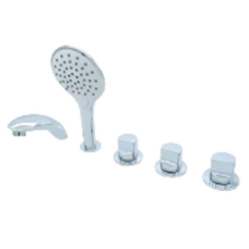 Bathtub Faucet Set LT6007 | Wholesale | chrome finished cylindrical knob tub faucet | bulk supply