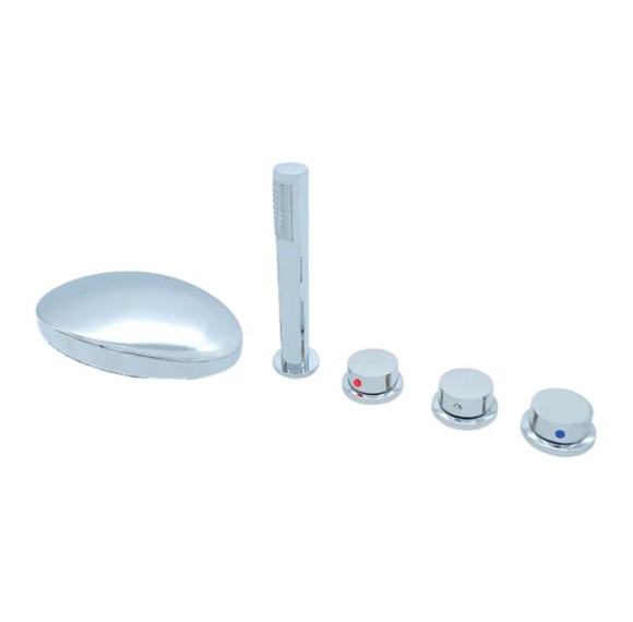 Bathtub Faucet Set LT6027 | Wholesale | waterfall spout tub shower mixer | global shipping